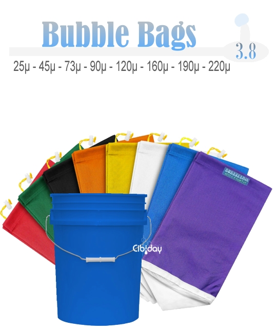 Bubble Bags Original 8-Kit 3.8 Liter Emmer