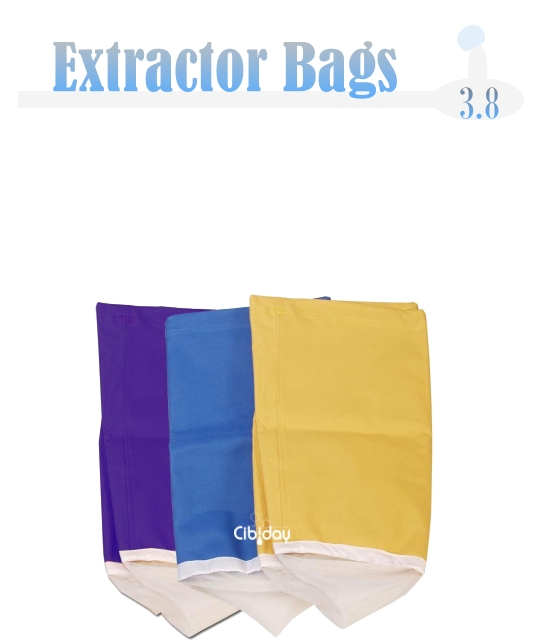 Extractor Bags 3-Set 3.8 Liter