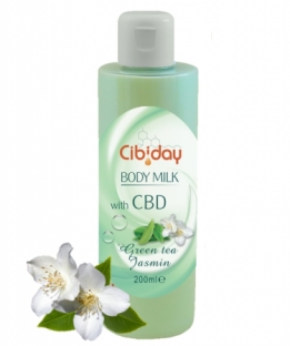 CBD Bodymilk Groene Thee Jasmijn