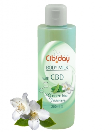 CBD Bodymilk Groene Thee Jasmijn