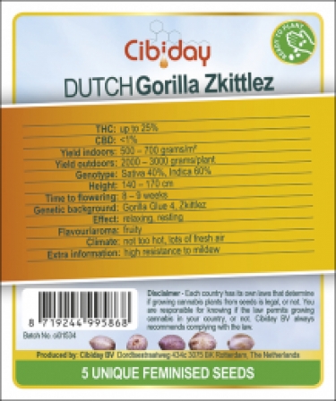 Dutch Gorilla Zkittlez