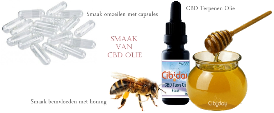 Vieze smaak CBD olie wegkrijgen